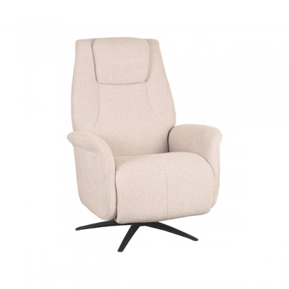 LABEL51 Fauteuil Stockholm - Naturel - Boucle - Elektrische