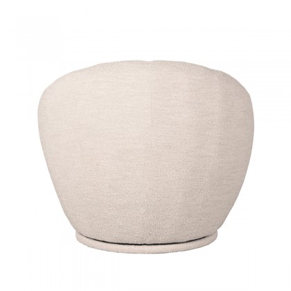 LABEL51 Fauteuil Crown - Naturel - Boucle